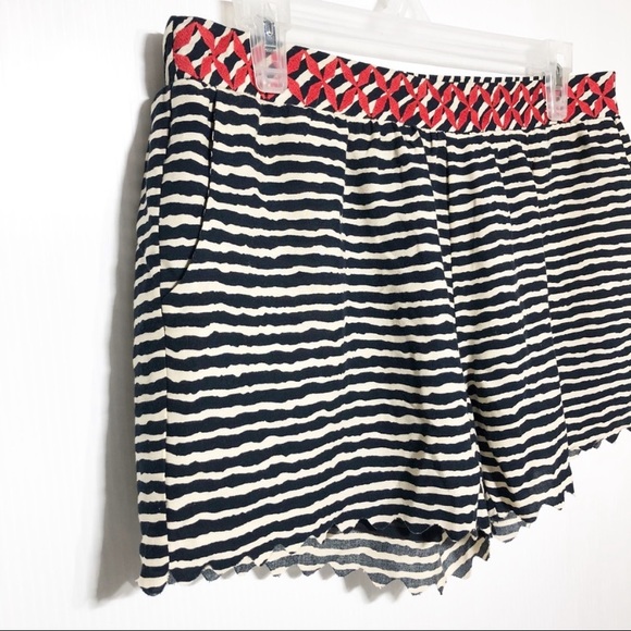 Stitch fix THML Blue Embroidered Aztec Shorts - Picture 2 of 8